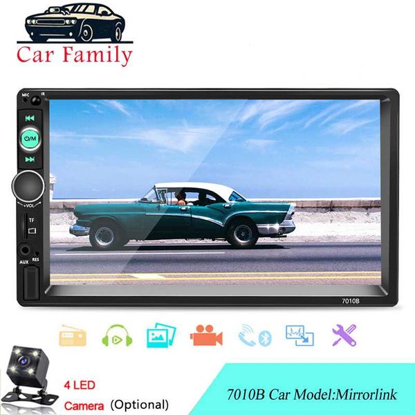 

car family 2 din car autoradio radio 7" multimedia mp5 player 2din touch screen auto audio stereo bluetooth tf fm usb camera