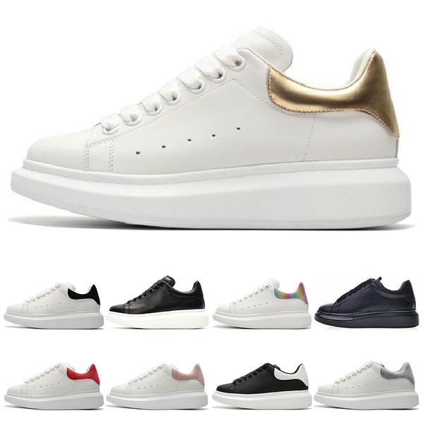 

new ace black white queens brand fashion leather men women casual shoes black gold green fashion comfortable flat sneaker size 36-45