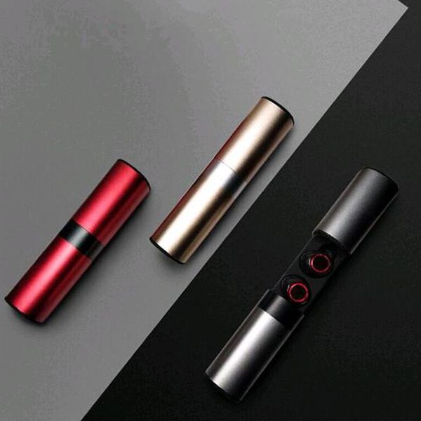 

s2 tws bluetooth headset wireless hanging ear charging waterproof sport earphone with built-in mic for iphone/android