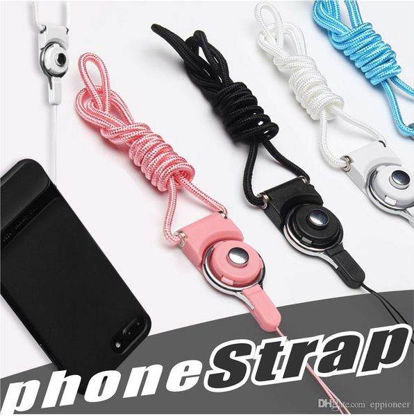 

seller wholesale cell phone straps lanyard necklace string e-cigarette phone camera id card rope lanyards for iphone x samsung note 9