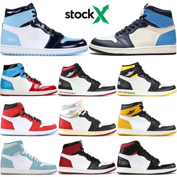 

2020 air retro jordan 1 high og 1s men basketball shoes obsidian fearless not for resale spiderman men sport designer sneakers