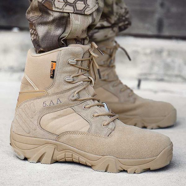 

2020 men hiking shoes desert tactical boot army shoes breathable camping sport hunting climbing work ankle boots