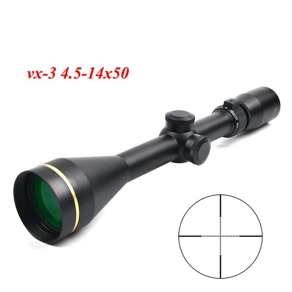 

LEUPOLD VX-3 4.5-14X50 mm Tactical Riflescope Long Eye Relief Scope Sniper Sight Airsoft Hunting Scopes w/ Mounts
