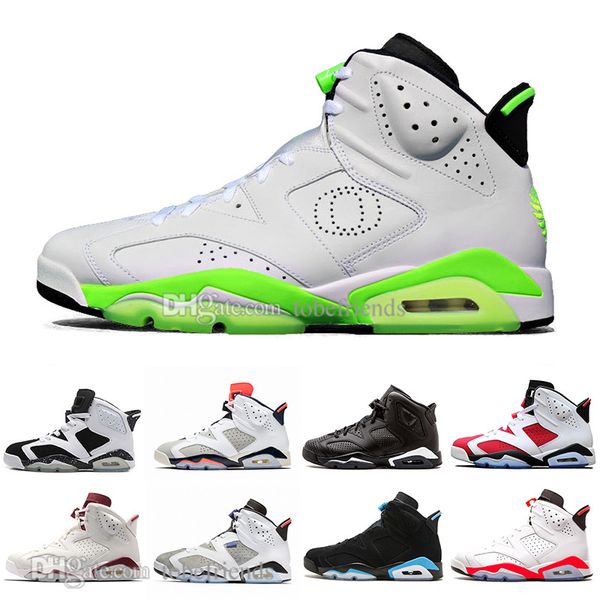 

6s mens basketball shoes dmp black infrared bred 2019 olympic white cement unc tinker hatfield reflective bugs bunny 6 men sneakers us7-13