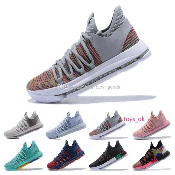 

увеличить нью-кд 10-летия чп бхм орео тройной мужчины баскетбол обувь kd 10 элитный низкий кевин дюрант спортивные кроссовки размер 7-12