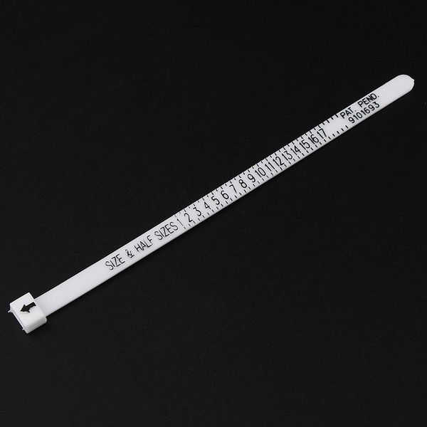 

plastic multisizer economical ring sizer gauge for men women kids us/uk size