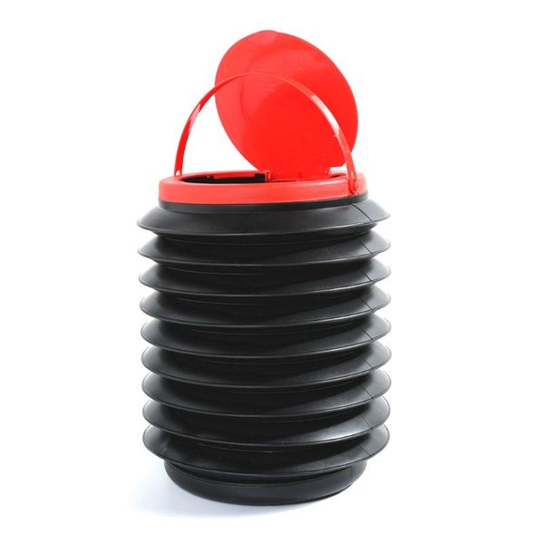 

foldable bucket portable folding storage barrel in-car mini trash can k1af
