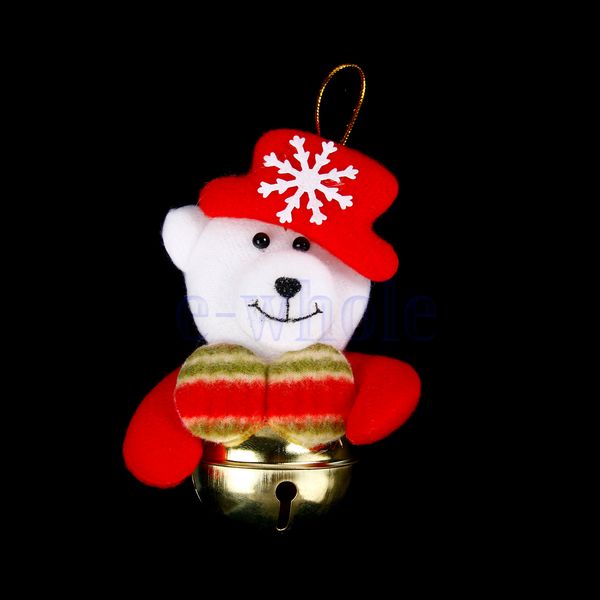 

рождественские подарки санта-клаус медведь снеговик олень колокольчики рождественская елка декор