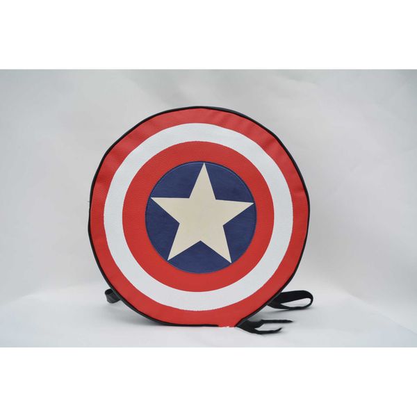 

men womens deisgner backbag captains shield backpack new college style middle school backpack round schoolbag tide personality 2020 new