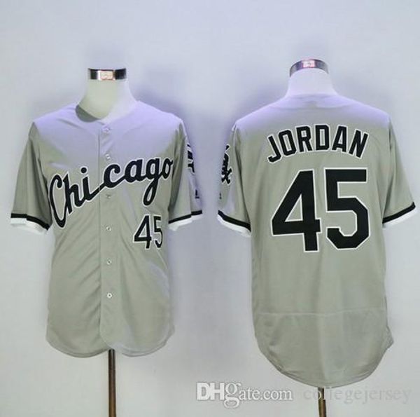 

2016 mens flexbase color gray white black #45 stitched retro jerseys, Blue;black