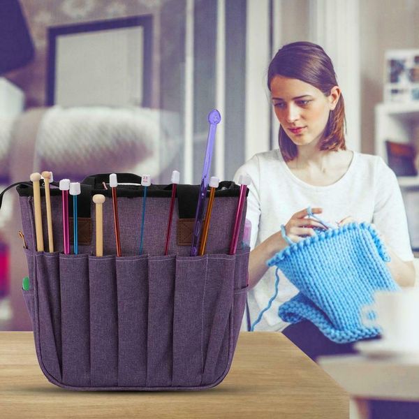 

portable knitting crochet storage bag sewing needles organizer bag case k888