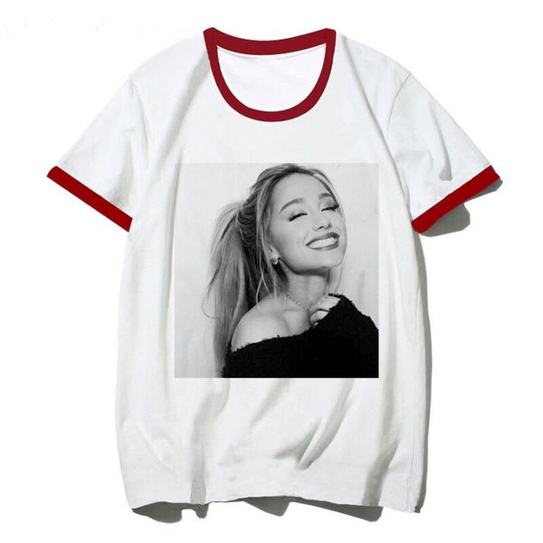

90 гѬанд енника женина 7 коло harajuku thank u, next tshirt 90s ип-оп коѬоким Ѭђкавом ullz, White