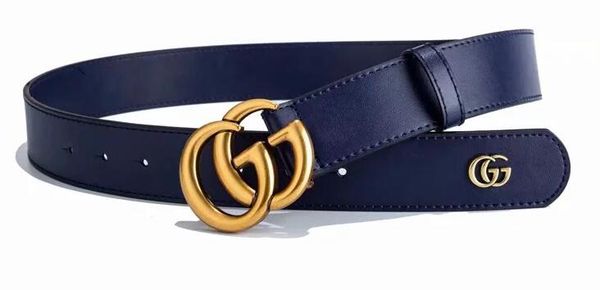 

2gg high qualtiy designer belt men and women fashion belts genuine leather belt brand waist belts gold silver buckle size g1guccl, Blue;gray