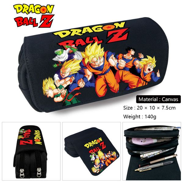 

z pencil bag super anime pencil case zipper cosmetic make up bag student large capacity stationery