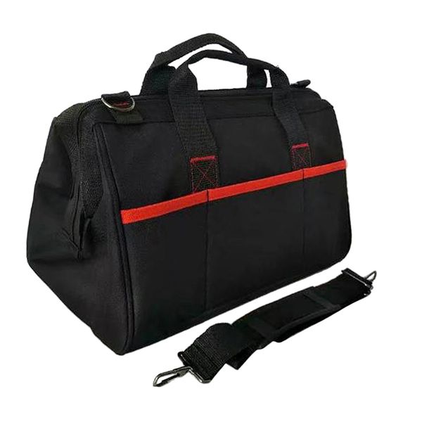 

16 дюймов сумка для инструмента heavy duty tool сумка для хранения с 600d холст, wide open mouth, zip-top и износостойкой резины base