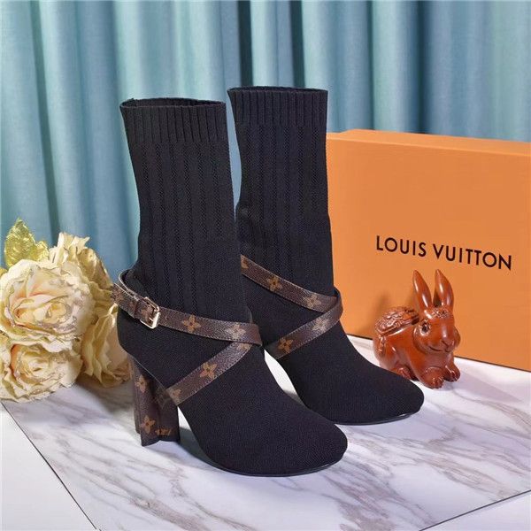 

woman shoes women's boots ankle boots 1a66fc silhouette ankle boot women textile stretch band boots heel shoes 10cm, Black