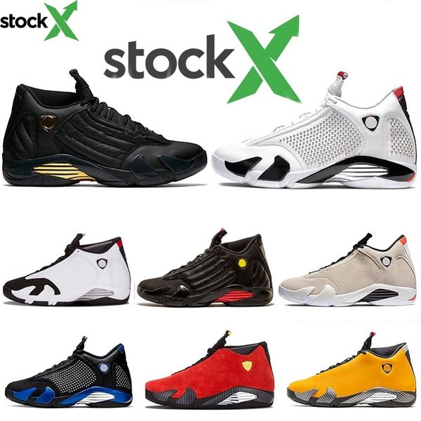 

stock x new arrival thunder 14s 14 mens basketball shoes varsity royal university red candy cane xvi men sports trainers designer sneakers, Black