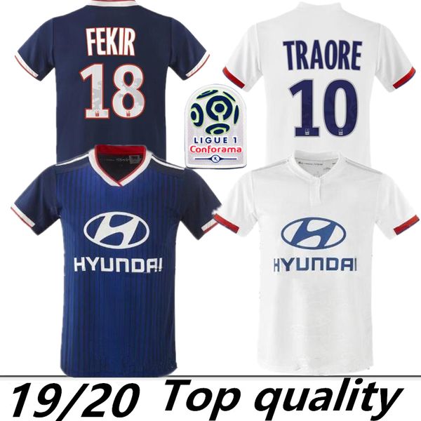 

19 20 juninho maillot de foot olympique lyonnai fekir lyon occer jer ey dembele traore aouar memphi 2019 2020 lyon ol football hirt