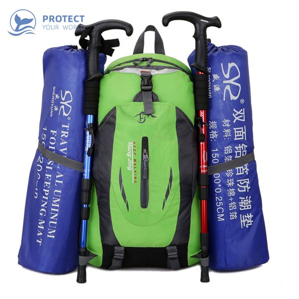 

men/women outdoor mountaineering bag backpack waterproof and scratch resistant wear sports leisure travel outdoor backpack