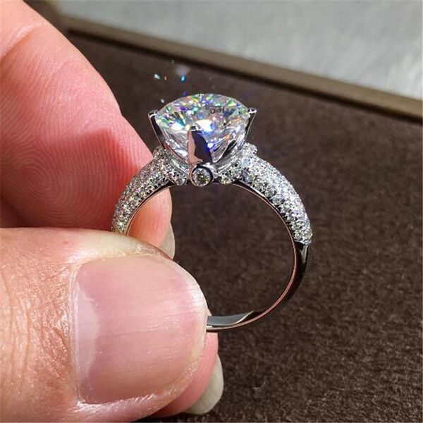 

victoria wieck stunning luxury jewelry 925 sterling silver pave white sapphire cz diamond gemstones women wedding bridal flower ring gift, Slivery;golden