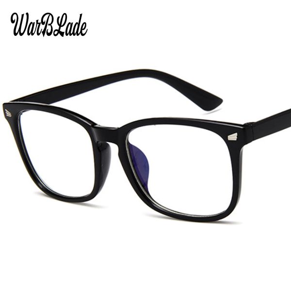 

computer blue light ray frame optical glasses pc anti radiation glass vision eye strain protection women men wbl, Black