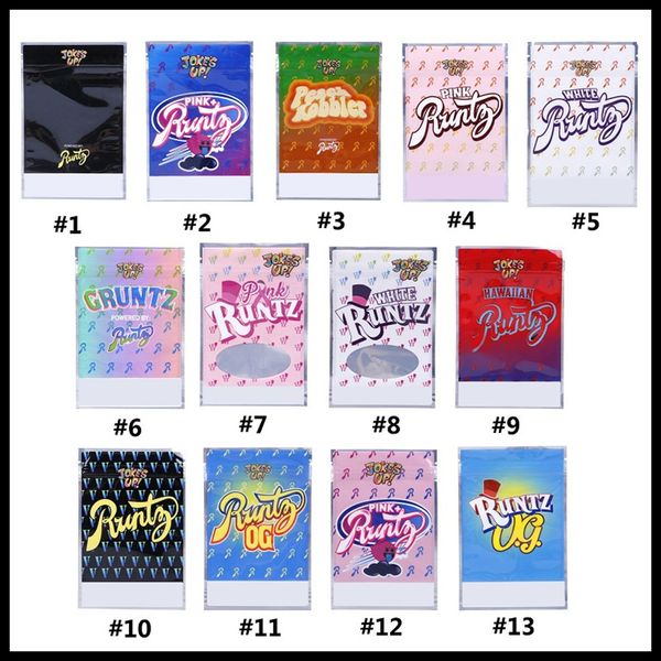 

Gasolina Экзотика Gusher Flamegrowers сумка RUNTZ Joker UP BAG 3.5G Пакет Proof Zipper Bag Vape Пакет для сухой травы Испаритель