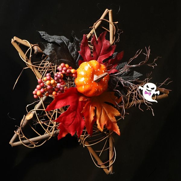 

halloween pentagram wall hanging ghost festival handmade crafts home party wall decoration