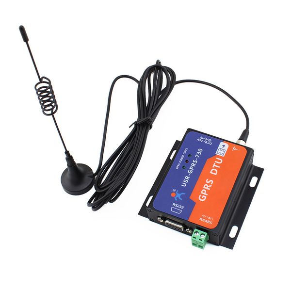 Freeshipping Q19025 USR-GPRS232-730 RS232 / RS485 GSM Modems Suporte GSM / GPRS GPRS para Conversor Serial Controle de Vazão DTU RTS CTS