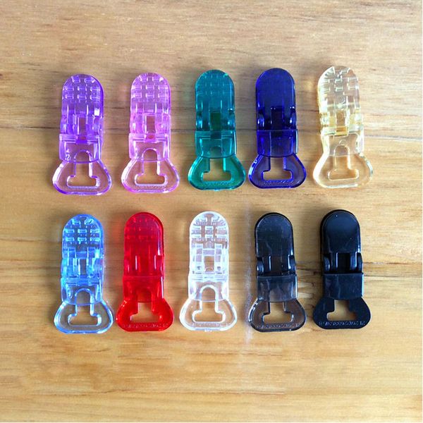 

300 шт 10 мм ясно пластиковые клипсы т мам ребенка фиктивные клипы соску