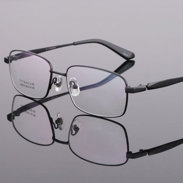 

fashionable pure titanium myopia ultra light full frame men's glasses danyang comfortable business glasses frame with, Silver
