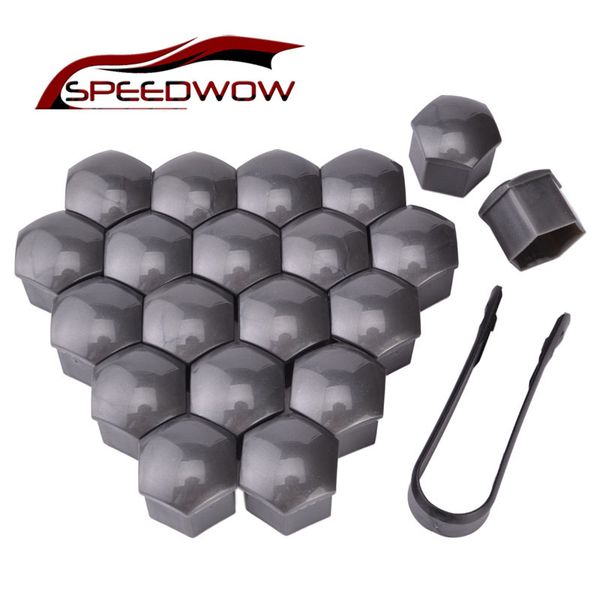 

speedwow 20pcs 21 mm wheel nut bolt protection cover cap wheel hub nut tire repair colorful