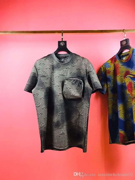 

модули горячей 20ss европе 3d письма печать футболка мода мужская футболка свободного покроя мужская одежда хлопка нейлона, White;black