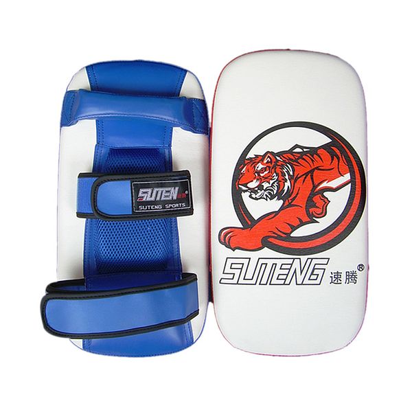 

leather boxing sand bag foot target training pad for kicking boxing taekwondo shockproof tiger foot target