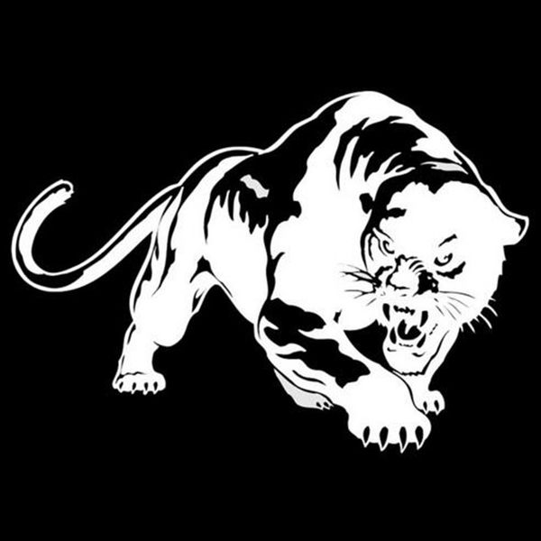 

cool auto car styling panther sticker decal emblem badge for car motorcycle body side door accessories sticker