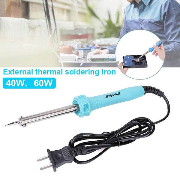 

электрический утюг паяльник паяльник прочный портативный регулируемый jf503 металл синий ручной высокая температура