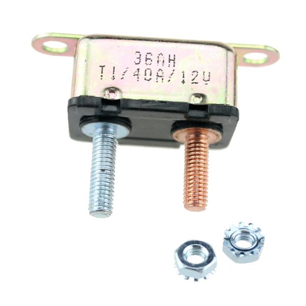 

automotive 40amp metal auto-reset circuit breaker 40a 12v for rv boat