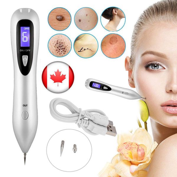 

LCD Display Plasma Pen tattoo Mole Removal pen Dark Spot Remover for face body skin tags Freckle remover Point Pen Beauty Care