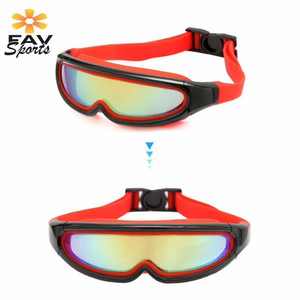 

новый стиль дети плавательные очки высокой четкости анти-туман подводное плавание дайвинг очки уф-защита зеркальное покрытие плавательные оч