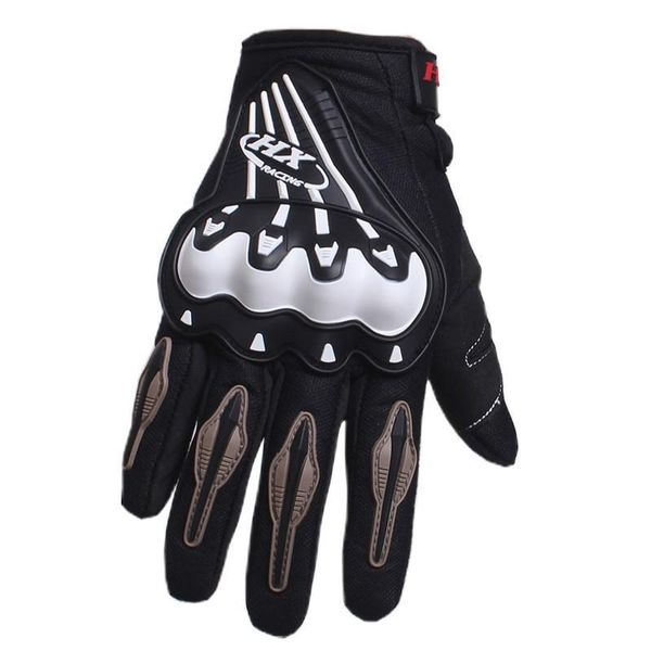 

dragonpad men 3d motorcycle mesh gloves full finger ergonomic motorbike motocross glove, Black