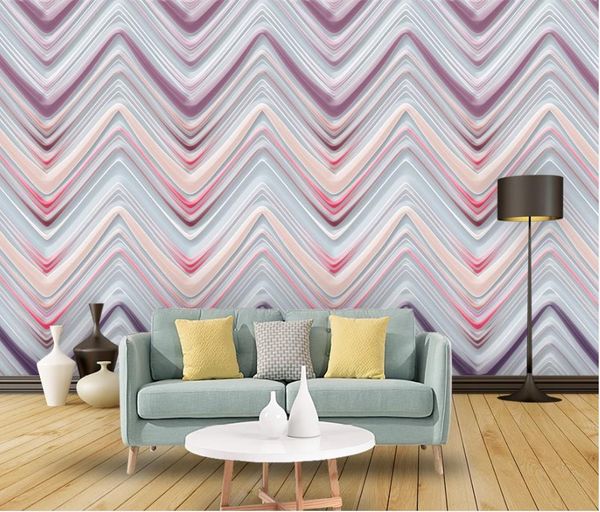 

modern beautiful color relief curve art background wall 3d murals wallpaper for living room