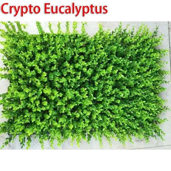 

40x60cm synthetic grass eucalyptus ultra-dense plastic fake lawn artificial home garden decor