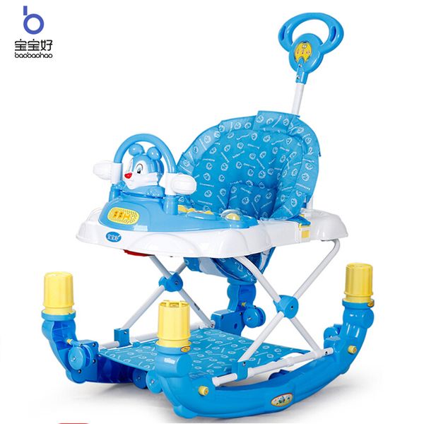 

baby walker multifunction with music variable rocking horse stroller child anti-rollover children's walker