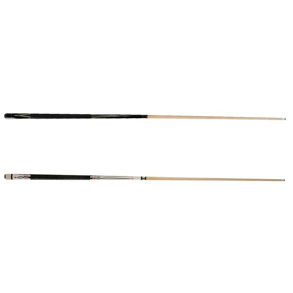 

deluxe 2-piece maple wooden pool billiard cue 19 -20 oz 12.75mm tip