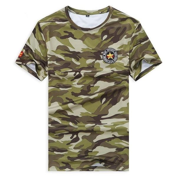 

New Army Camouflage T-shirts Brave Men Soldier Big Size Shirt Summer Hot Sale Short Sleeves GYM Sports Tees Tops