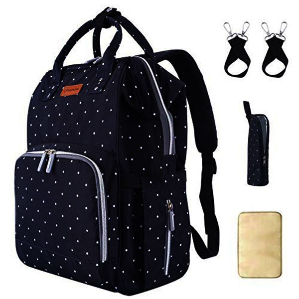 

diaper bag backpack for moms baby bag maternity for baby care nappy travel stroller usb heating send 1piar hooks