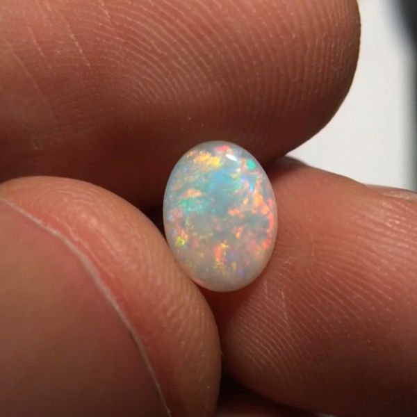 

429 cqt certificated 0.875ct natural colorful opal gemstones australia origin loose stones loose gems, Black