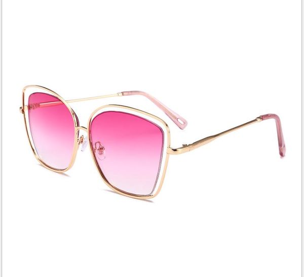 

квадратные ажурные солнцезащитные очки женские модные металлические солнцезащитные очки, White;black