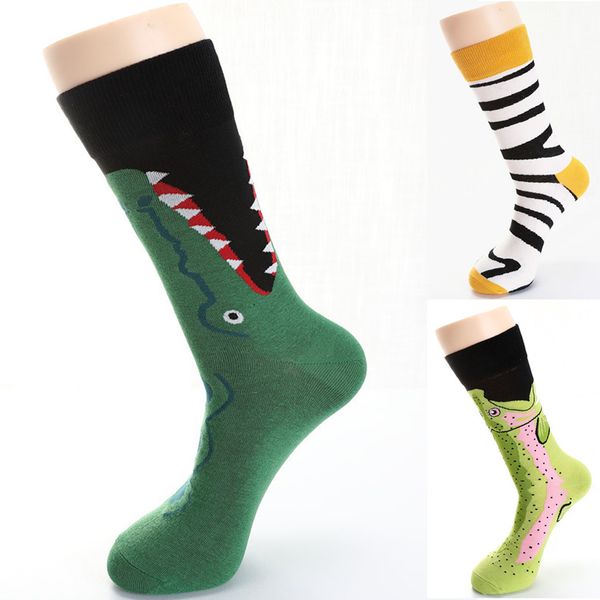 

socks men cute work cotton sock color block socks warm colorful diamond breathable brand casual summer fashion c0603, Black