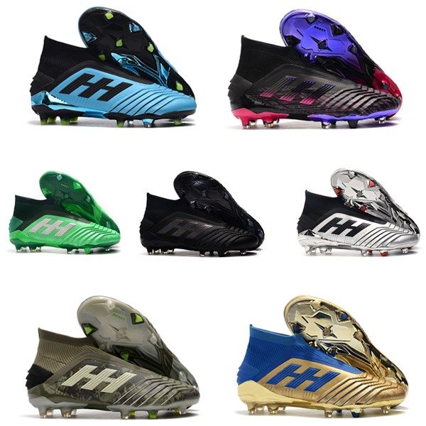 

2020 riginal new predator 19+ 19.1 fg pp paul pogba season 6 encryption code mens boys soccer football shoes 19+x cleats boots