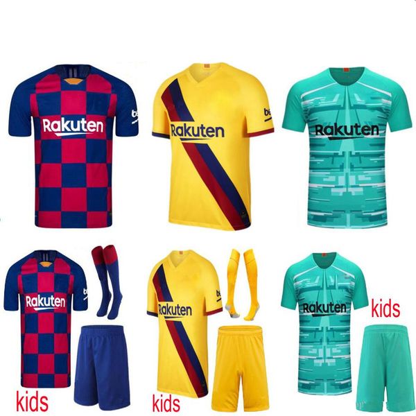 

2019 soccer jersey square home kits 19/20 maillots de football kids kits football shirt customized camiseta de fútbol away jersey, Black;yellow